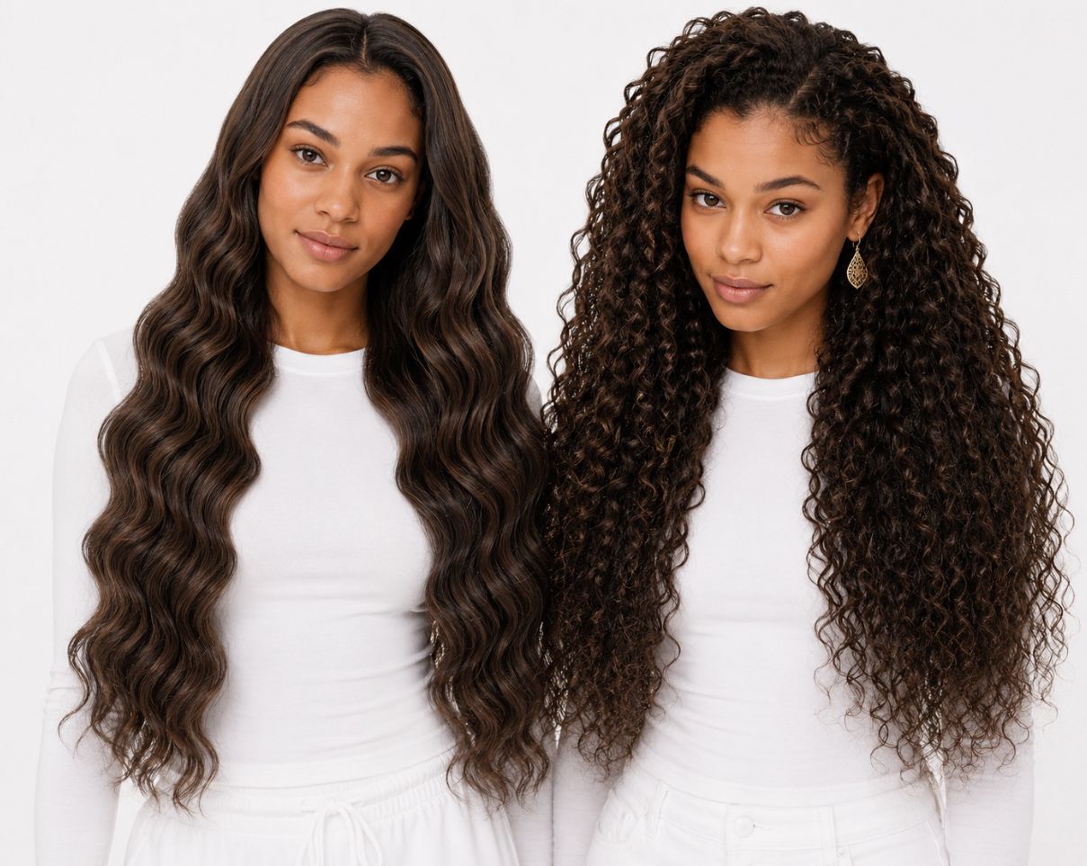 Extension de cheveux textur&eacute;